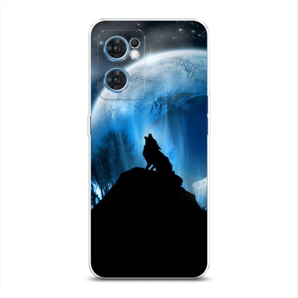 

Чехол на Oppo Find X5 Lite "Волк 2", Синий;черный;белый, 259850-1