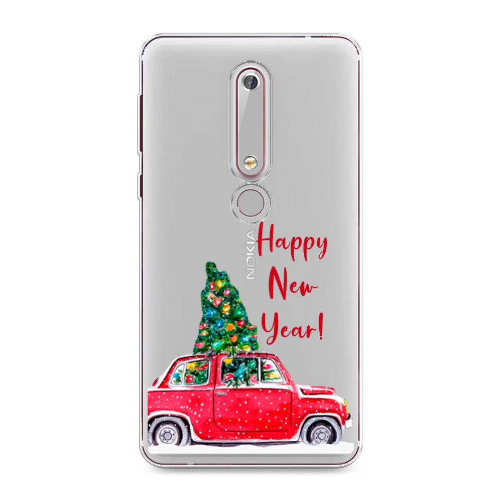 фото Чехол на nokia 6.1 2018 "happy new year" case place