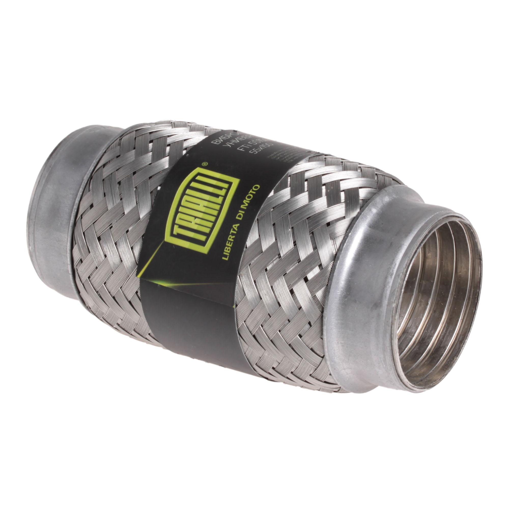 фото Виброкомпенсатор выхлопной трубы (гофра) 55x150 interlock универсальная trialli fti 55150
