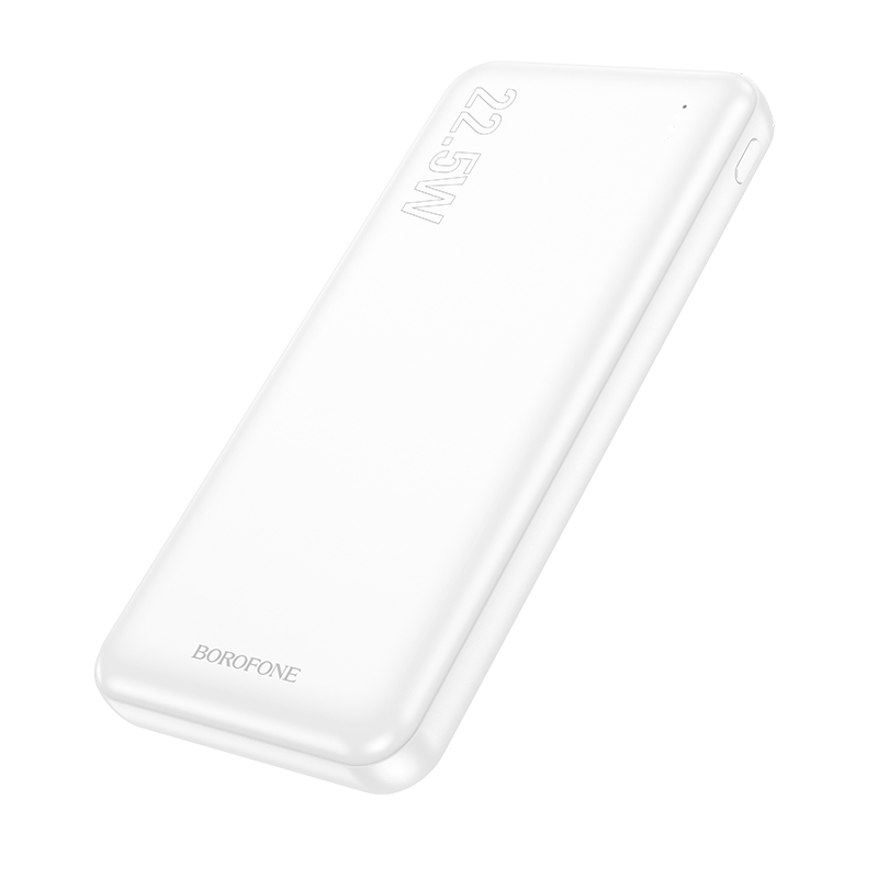 

Внешний аккумулятор Borofone BJ38 10000mAh 2USB+Type-C 3.0A PD 20W+QC3.0 White, BJ38