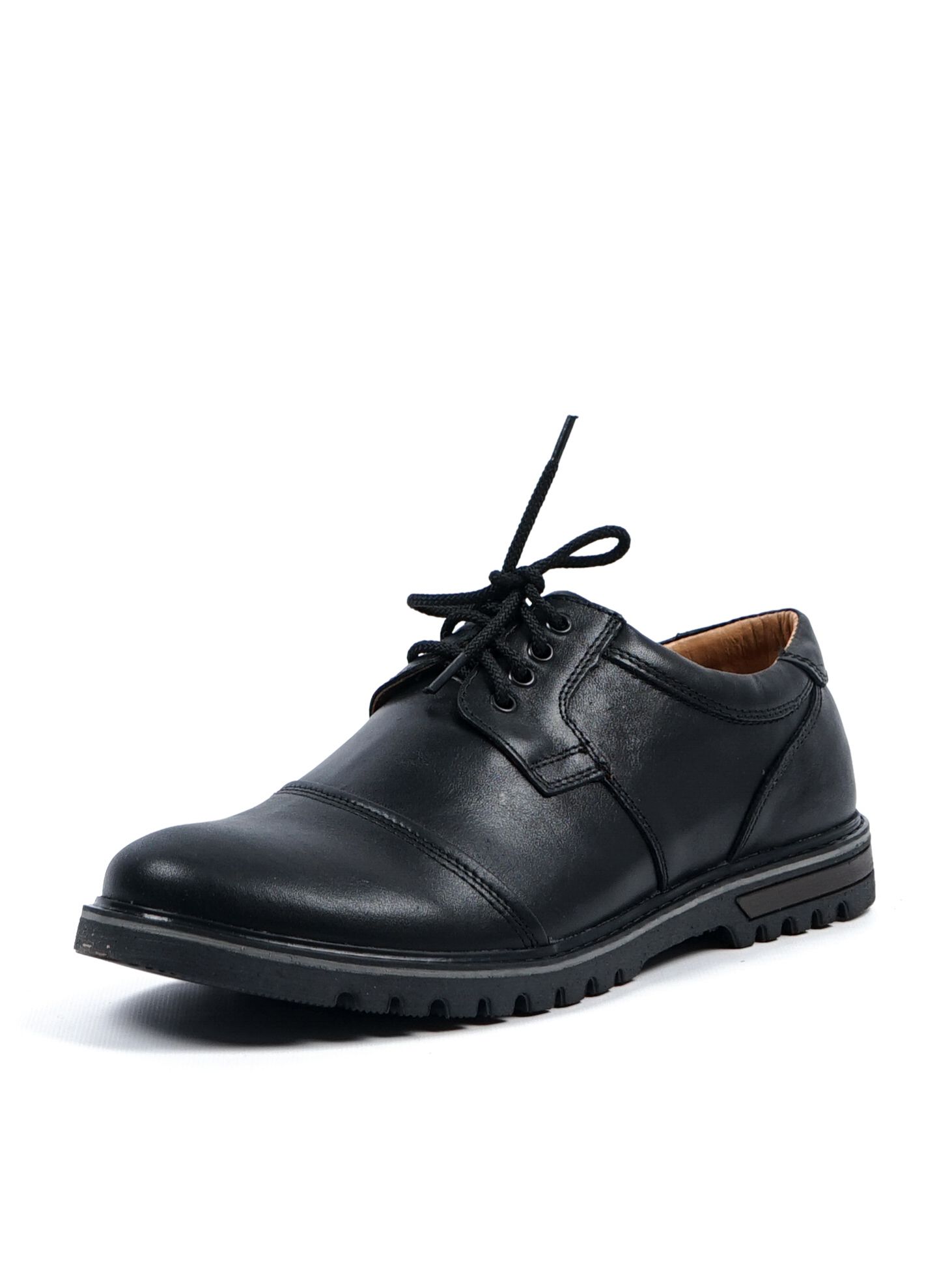 

Полуботинки мужские Meridian 411 black черные 42 RU, Черный, 411 black