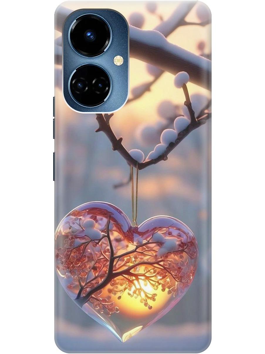 

Силиконовый чехол на Tecno Camon 19 / 19 Pro с принтом "Ледяное сердце", Прозрачный;белый;желтый;оранжевый, 778675891