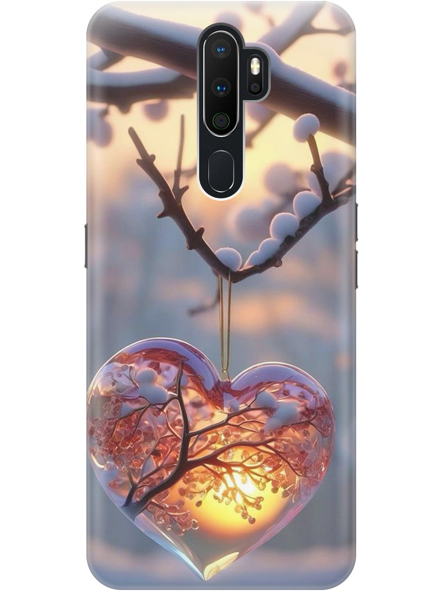 

Силиконовый чехол на Oppo A5 (2020) / A9 (2020) с принтом "Ледяное сердце", Прозрачный;белый;желтый;оранжевый, 726151391