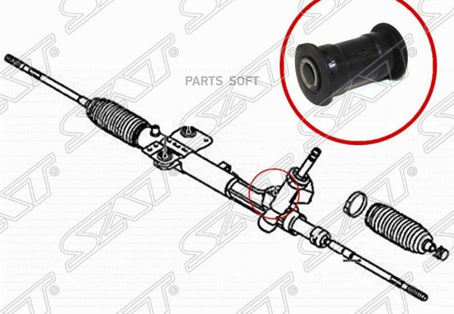 

SAT ST-4410A026 Сайлентблок рулевой рейки высокий MITSUBISHI OUTLANDER 06-12/LANCER/GALANT