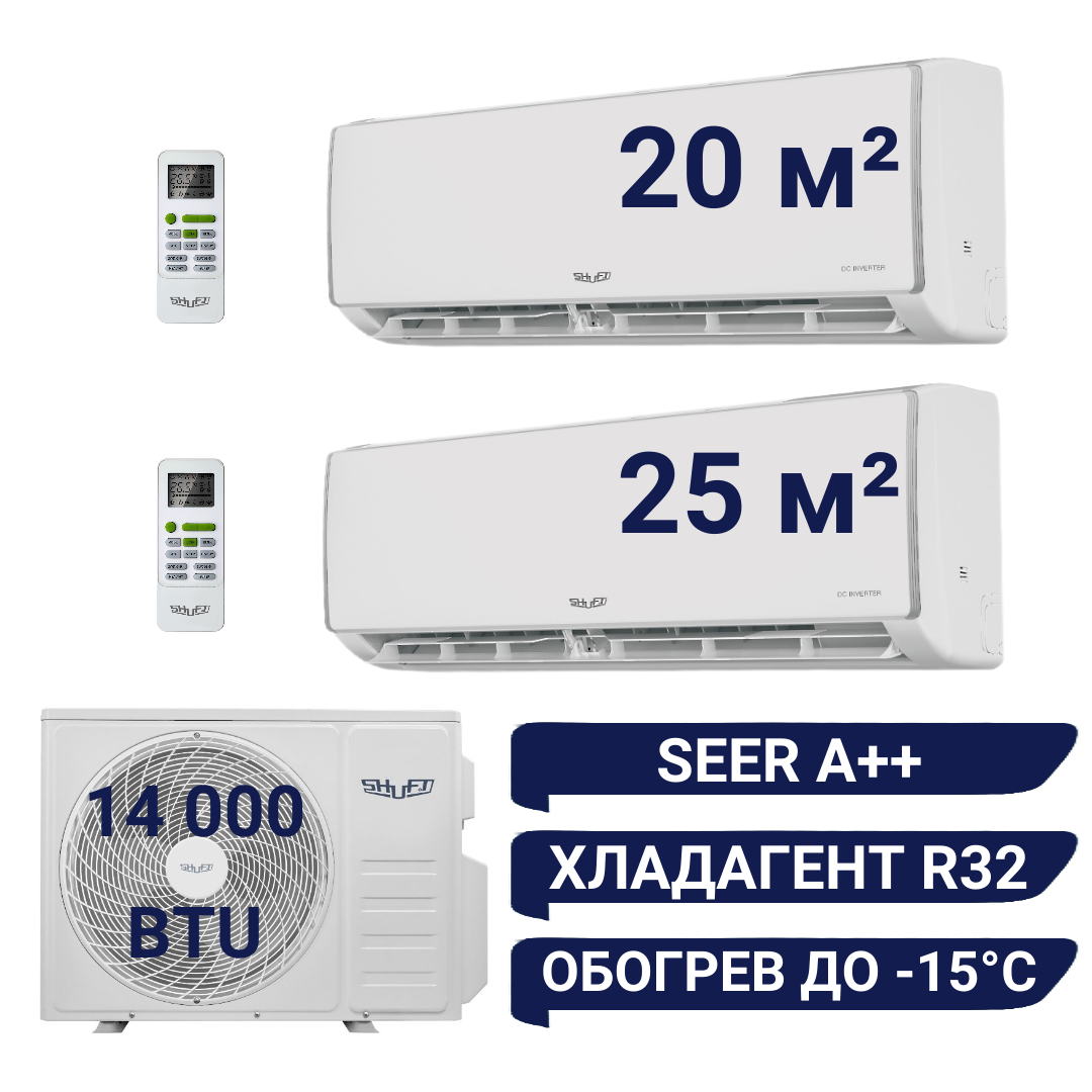 

Мульти сплит-система Shuft SHUFT_14+7+9, SFMO/14FMI