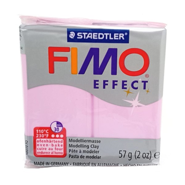 Глина полимерная Effect , запекаемая, розовый кварц Staedtler / FIMO 8020-206