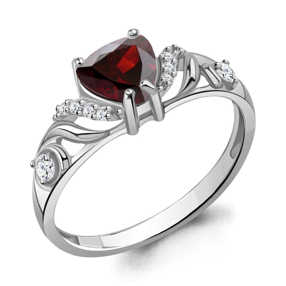 

Кольцо из серебра р. 17,5 AQUAMARINE 6449403А_925_р, 6449403А_925_р