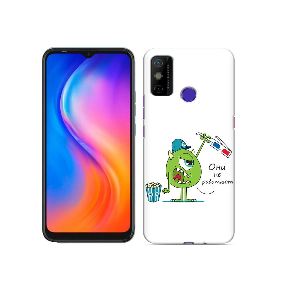 

Чехол MyPads Tocco для Tecno Spark 6 GO Очки не работают, Прозрачный, Tocco