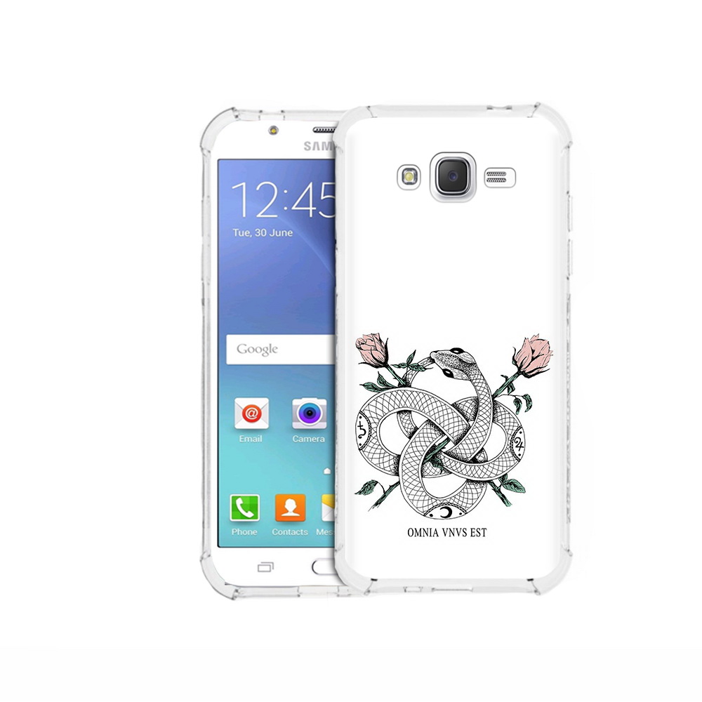 

Чехол MyPads Tocco для Samsung Galaxy J5 (2015) нарисованная змея абстракция, Прозрачный, Tocco