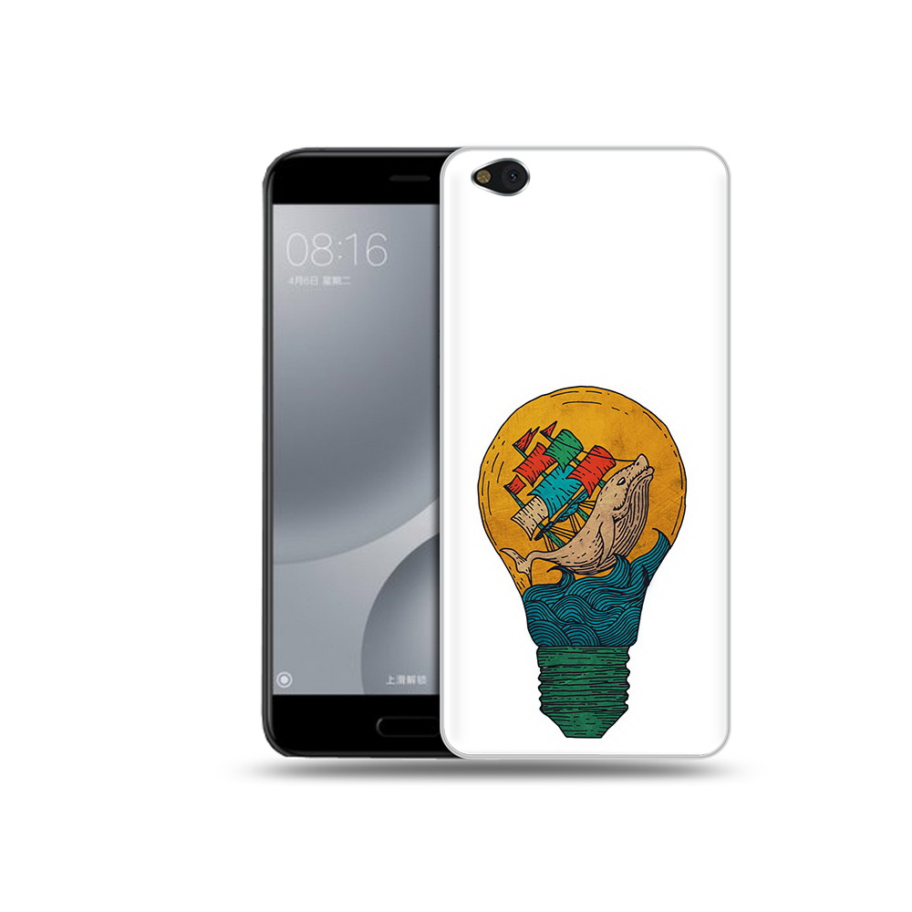 Чехол MyPads Tocco для Xiaomi Mi 5C кит в лампочке с парусами (PT61938.328.387)