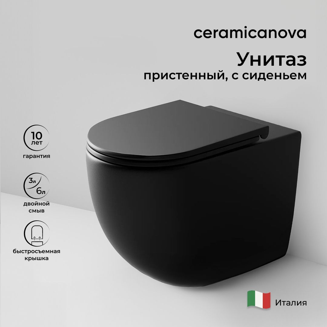 Подвесной унитаз Ceramicanova Ulma CN4006MB