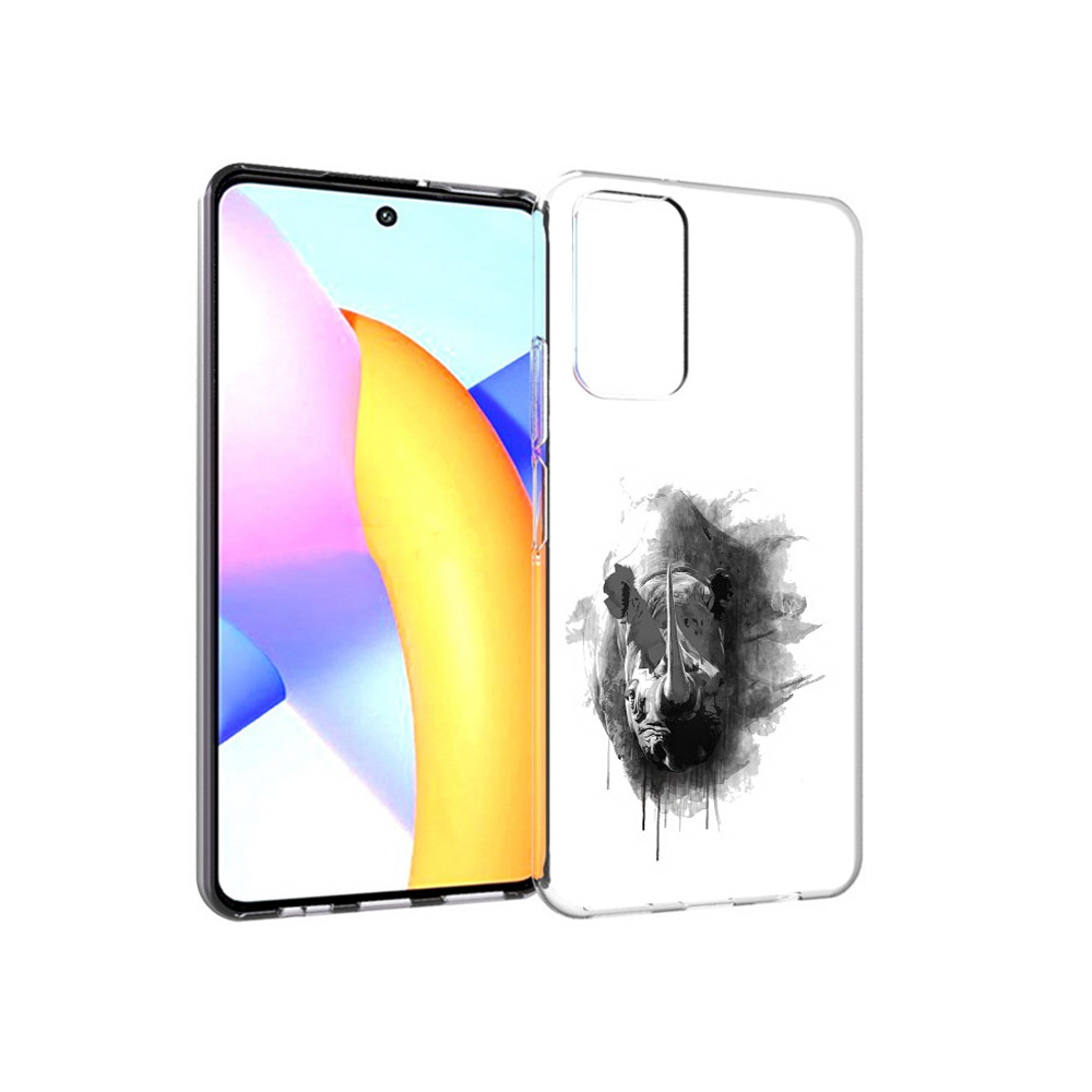 Чехол MyPads Tocco для Huawei Honor 10 X Lite носорог