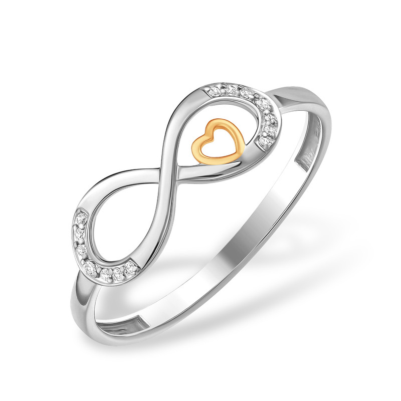 

Кольцо из серебра р. 19 EFREMOV 10100410301, фианит, 10100410301