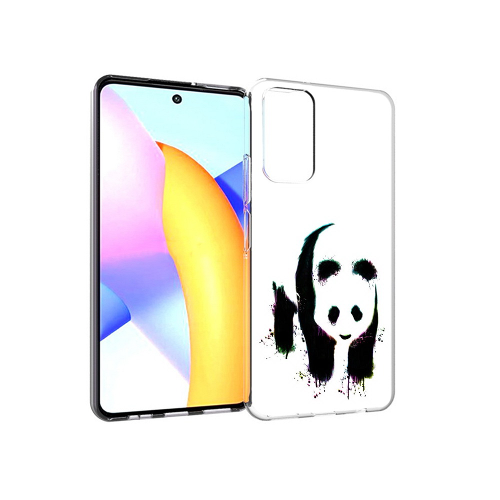 

Чехол MyPads Tocco для Huawei Honor 10 X Lite панда в акварели, Прозрачный, Tocco