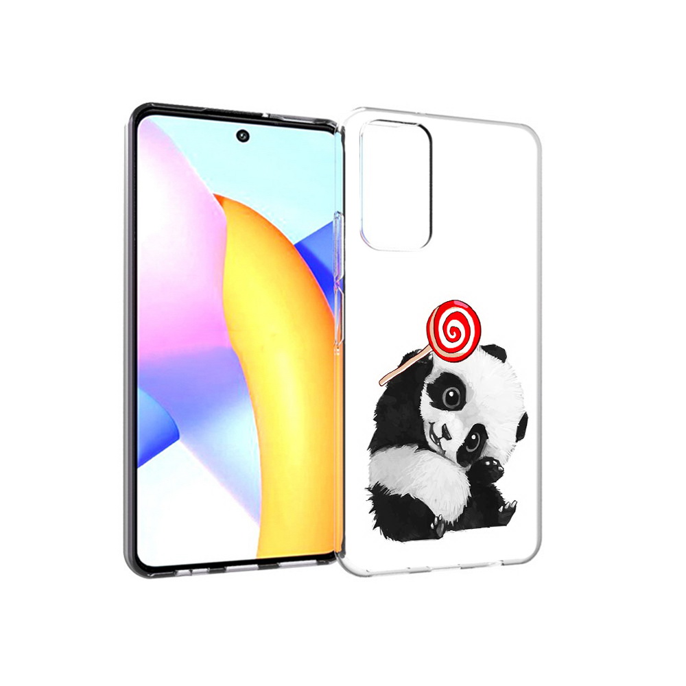 

Чехол MyPads Tocco для Huawei Honor 10 X Lite панда с леденцом, Прозрачный, Tocco