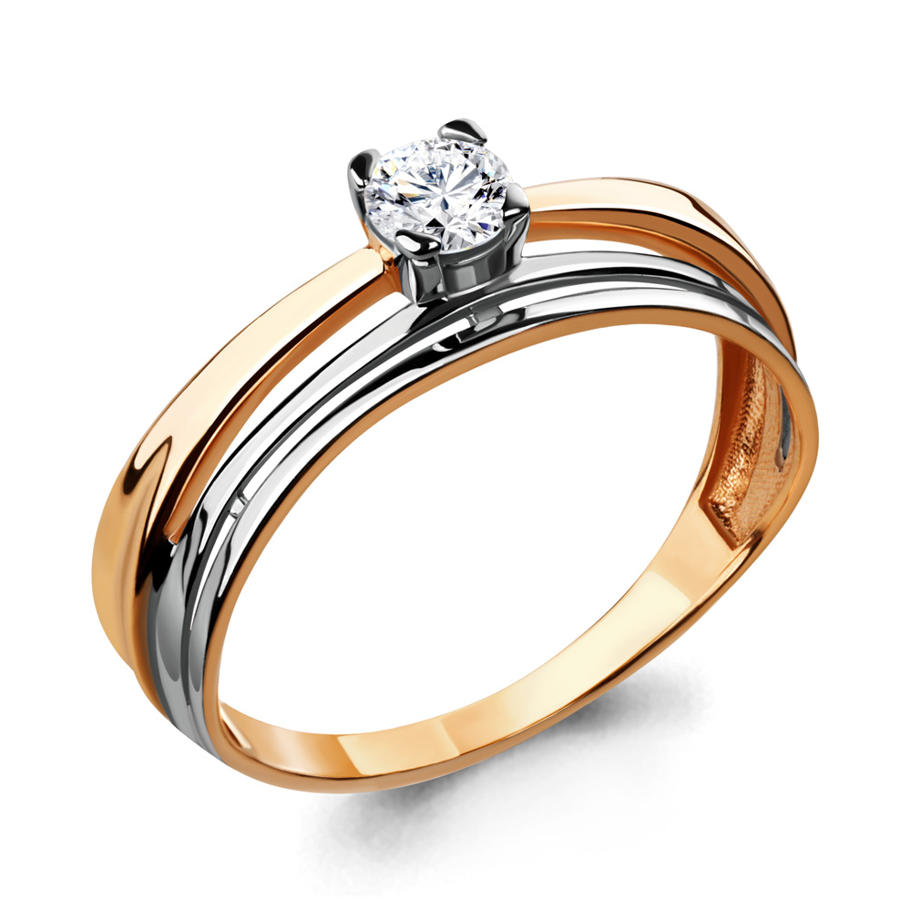 

Кольцо из серебра р. 17,5 AQUAMARINE 66568А_925_з, 66568А_925_з