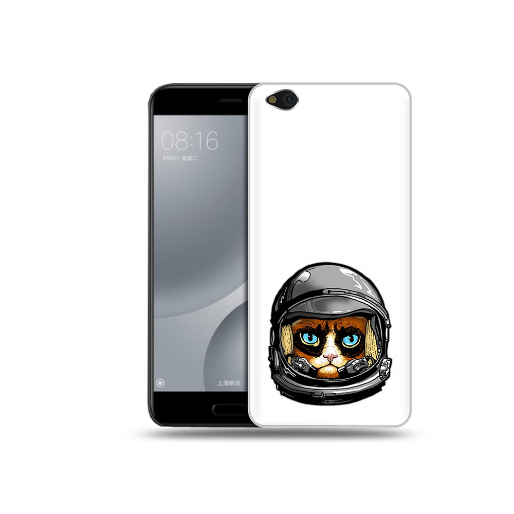 

Чехол MyPads Tocco для Xiaomi Mi 5C кот космонавт (PT61938.328.400), Прозрачный, Tocco