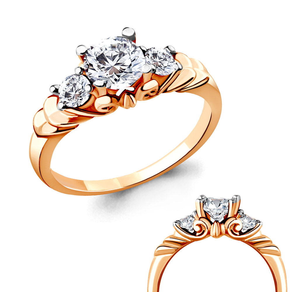 

Кольцо из серебра р. 17 AQUAMARINE 63983_925_з, 63983_925_з