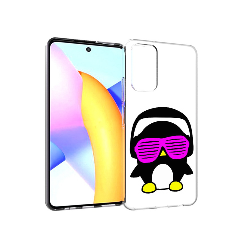 Чехол MyPads Tocco для Huawei Honor 10 X Lite пингвин