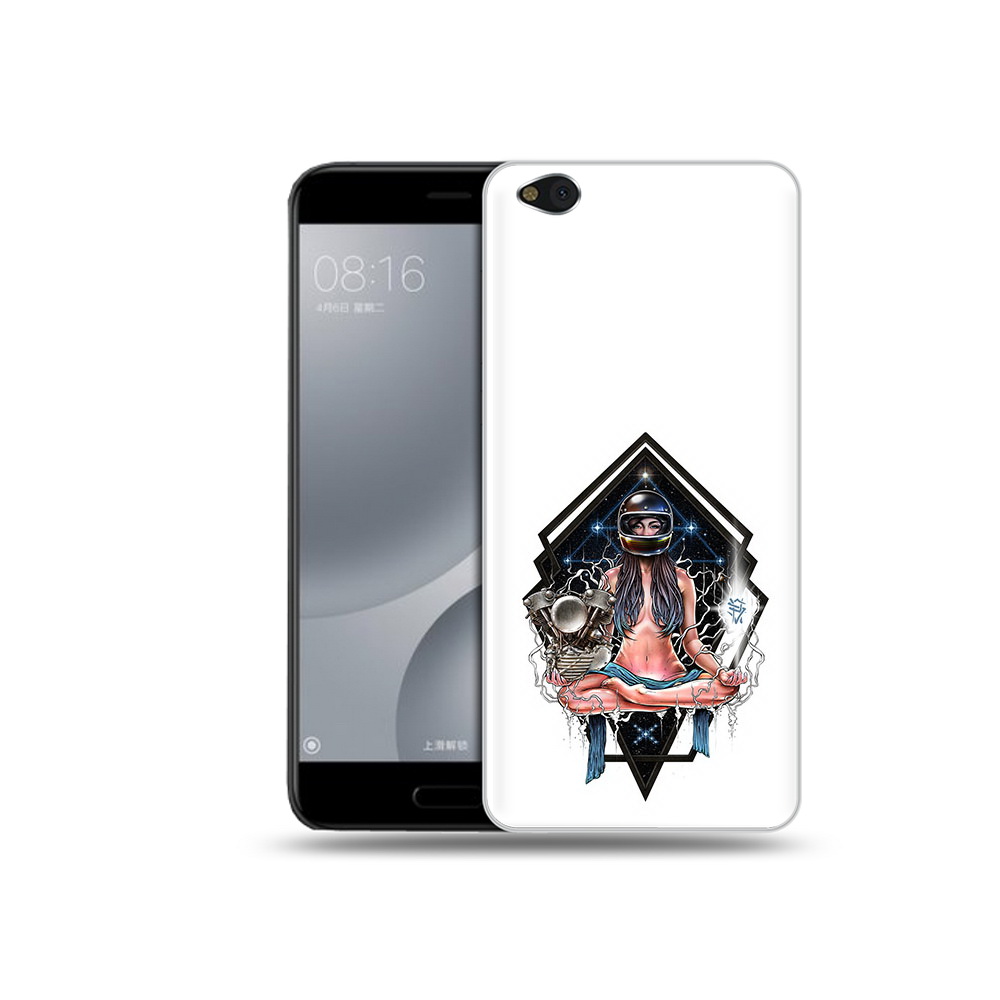 

Чехол MyPads Tocco для Xiaomi Mi 5C красивая девушка в шлеме (PT61938.328.406), Прозрачный, Tocco