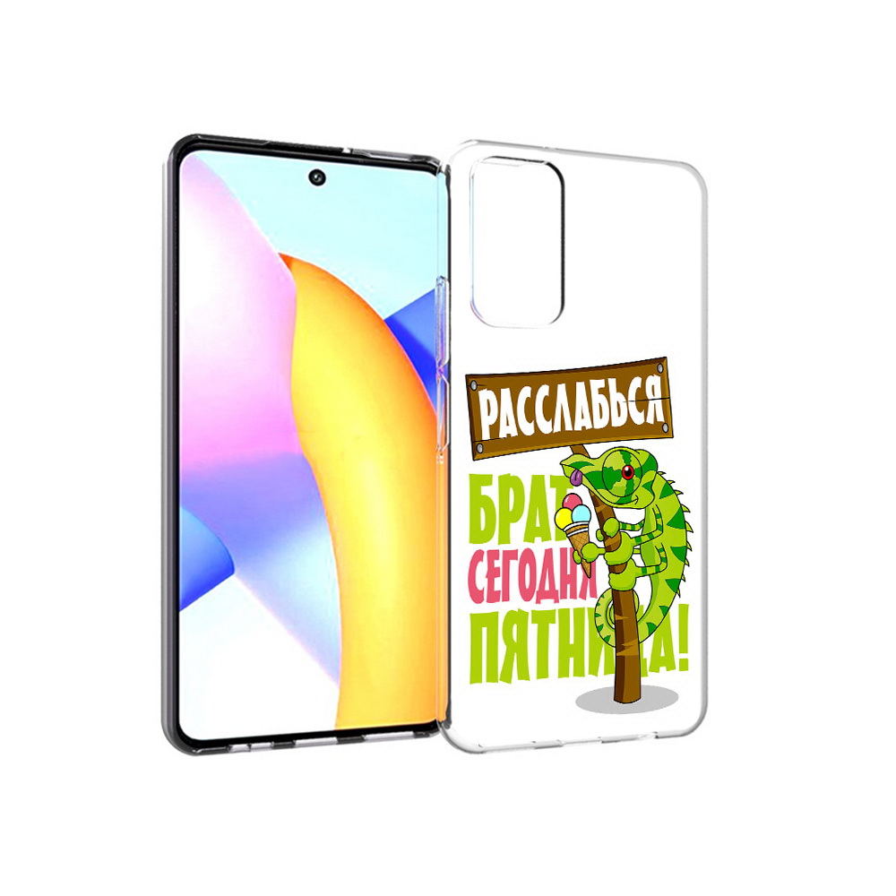 

Чехол MyPads Tocco для Huawei Honor 10 X Lite пятница, Прозрачный, Tocco