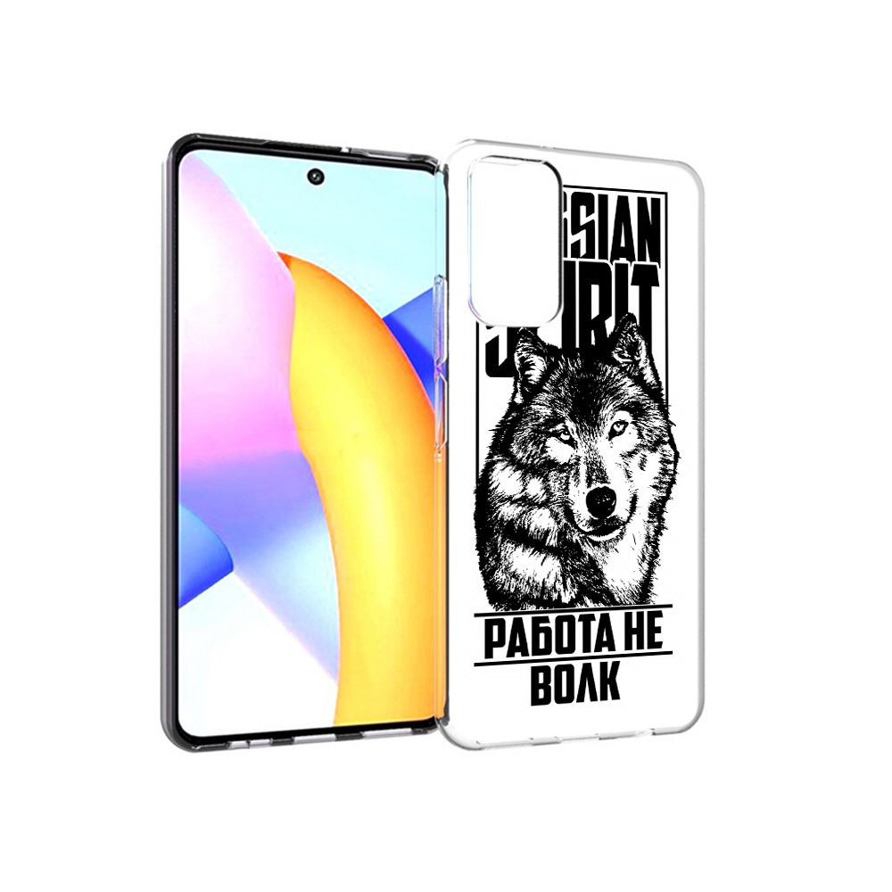 

Чехол MyPads Tocco для Huawei Honor 10 X Lite работа не волк, Прозрачный, Tocco
