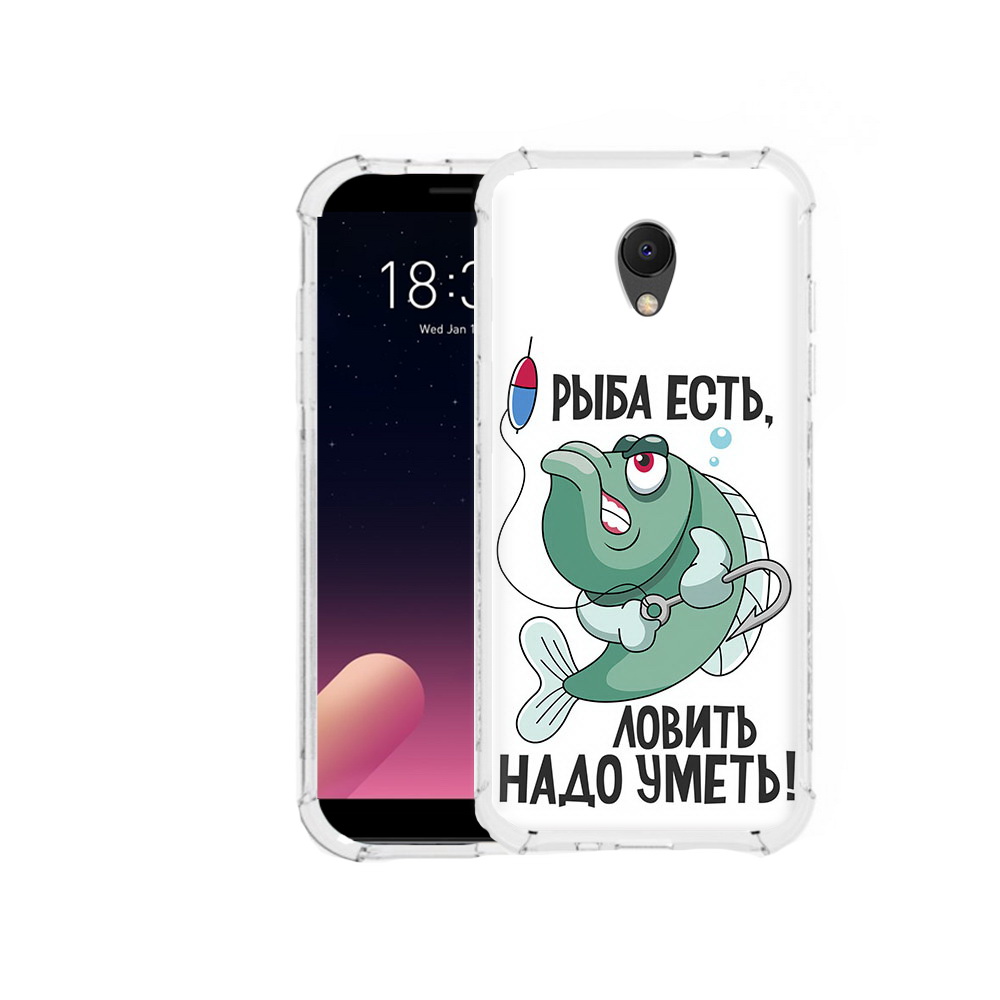 

Чехол MyPads Tocco для Meizu M6S Рыба есть ,ловить надо уметь, Прозрачный, Tocco