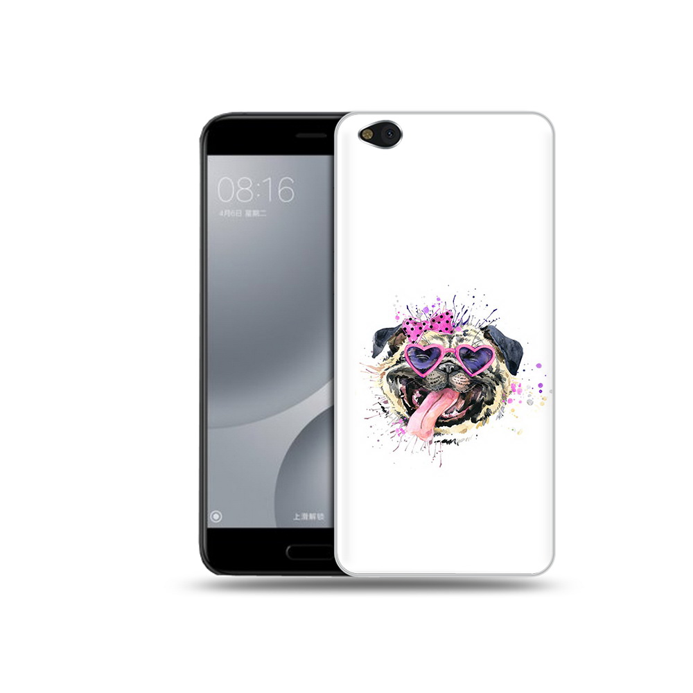 

Чехол MyPads Tocco для Xiaomi Mi 5C Веселая собака (PT61938.328.43), Прозрачный, Tocco