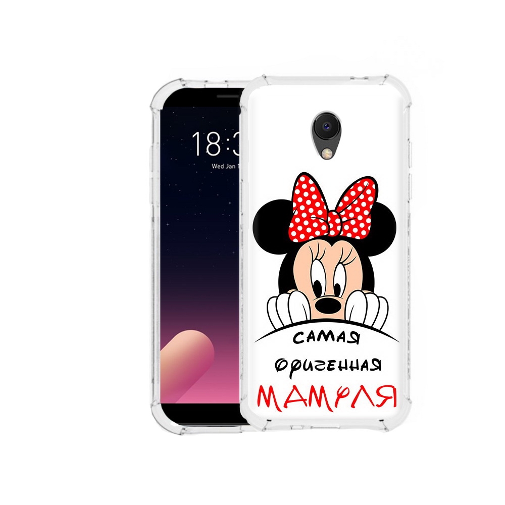 

Чехол MyPads Tocco для Meizu M6S Самая лучшая мамуля Мини Маус, Прозрачный, Tocco