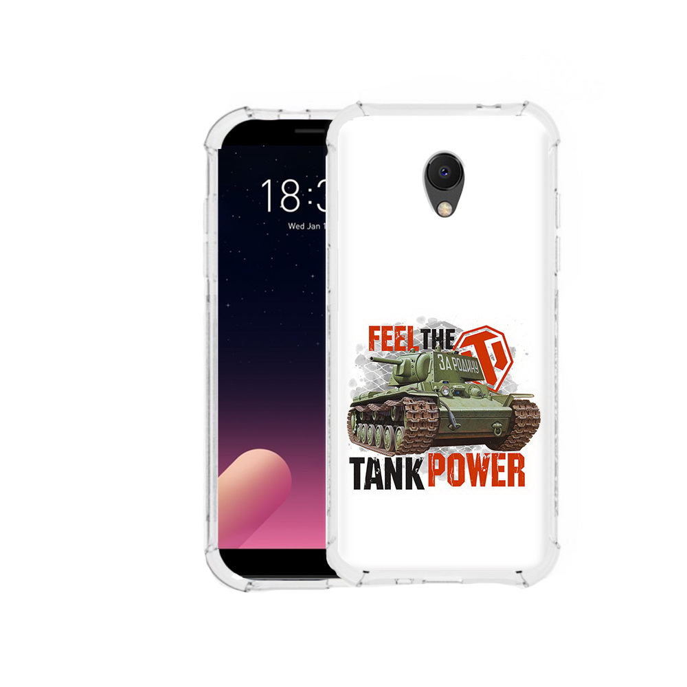 

Чехол MyPads Tocco для Meizu M6S Танк, Прозрачный, Tocco