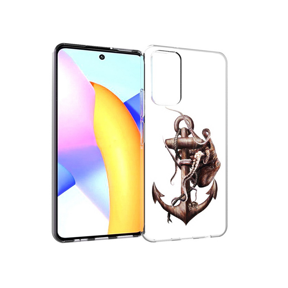 

Чехол MyPads Tocco для Huawei Honor 10 X Lite ржавый якорь, Прозрачный, Tocco