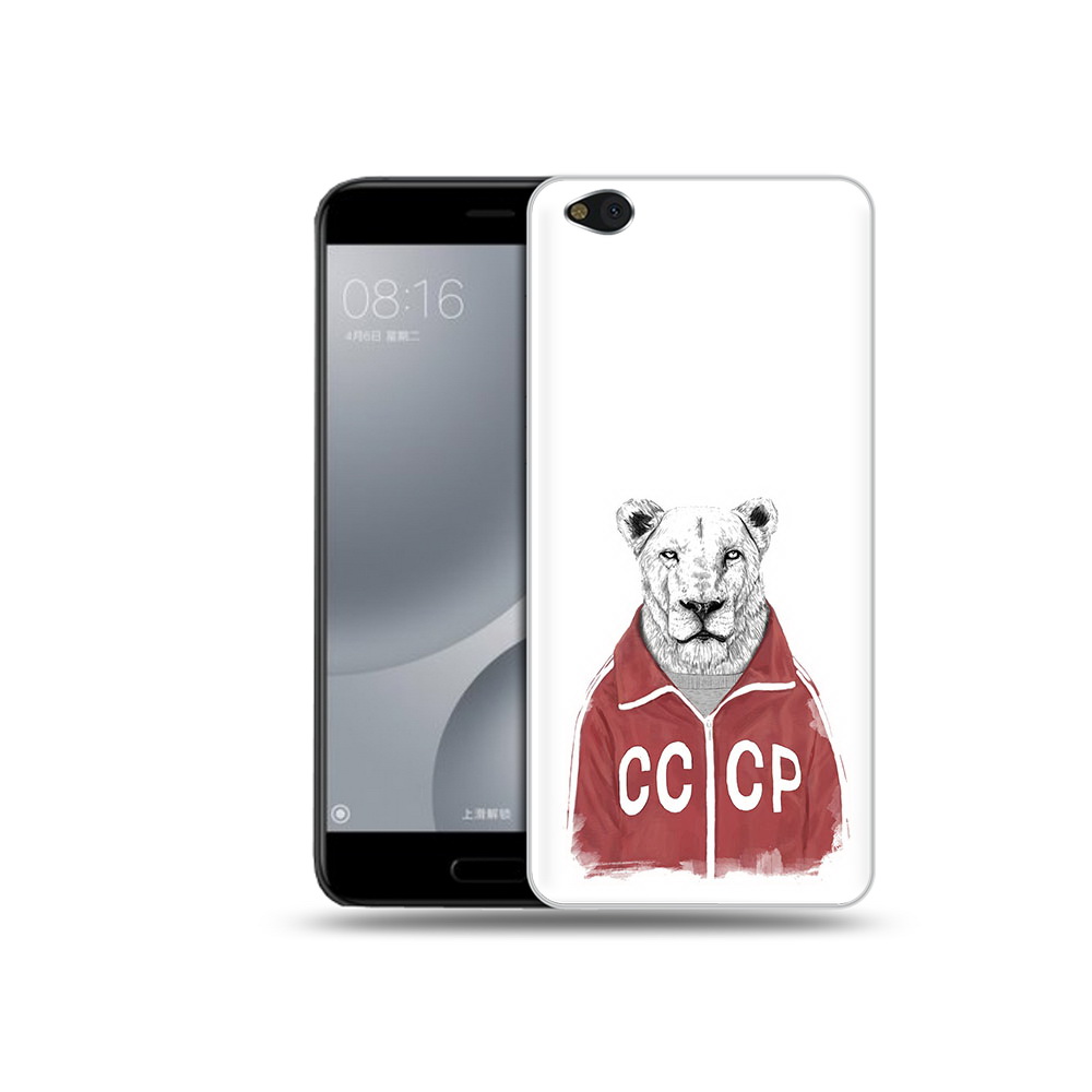 

Чехол MyPads Tocco для Xiaomi Mi 5C львица ссср (PT61938.328.450), Прозрачный, Tocco