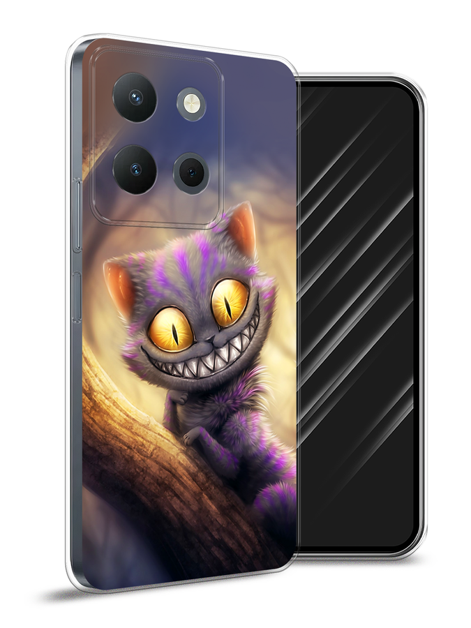 

Чехол Awog на Vivo Y36 4G "Cheshire Cat", Фиолетовый;желтый, 269250-1