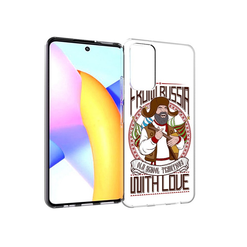 

Чехол MyPads Tocco для Huawei Honor 10 X Lite русский мужчина, Прозрачный, Tocco