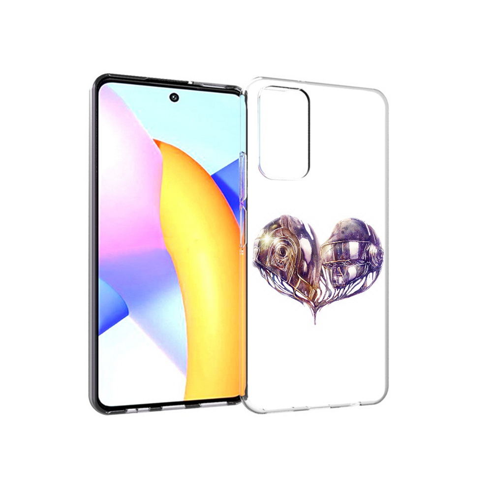

Чехол MyPads Tocco для Huawei Honor 10 X Lite сердце абстракция, Прозрачный, Tocco