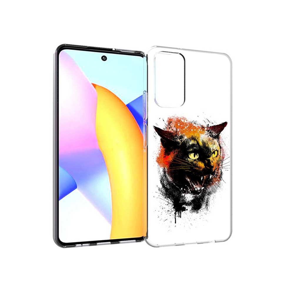 

Чехол MyPads Tocco для Huawei Honor 10 X Lite сиамский кот, Прозрачный, Tocco