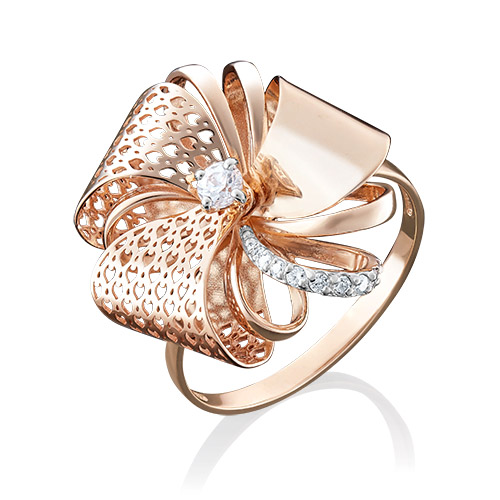 

Кольцо из золота р. 18,5 PLATINA jewelry 01-4932-00-401-1110-48, фианит, 01-4932-00-401-1110-48