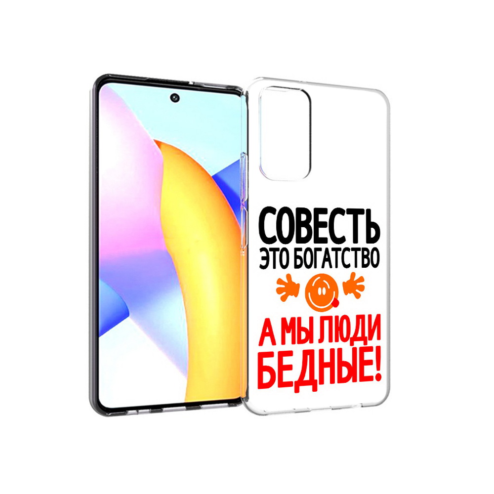 

Чехол MyPads Tocco для Huawei Honor 10 X Lite совесть, Прозрачный, Tocco