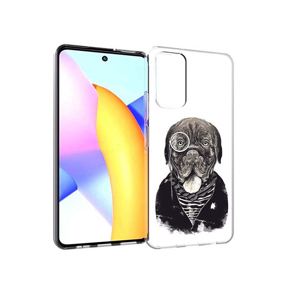 

Чехол MyPads Tocco для Huawei Honor 10 X Lite солидный песик, Прозрачный, Tocco