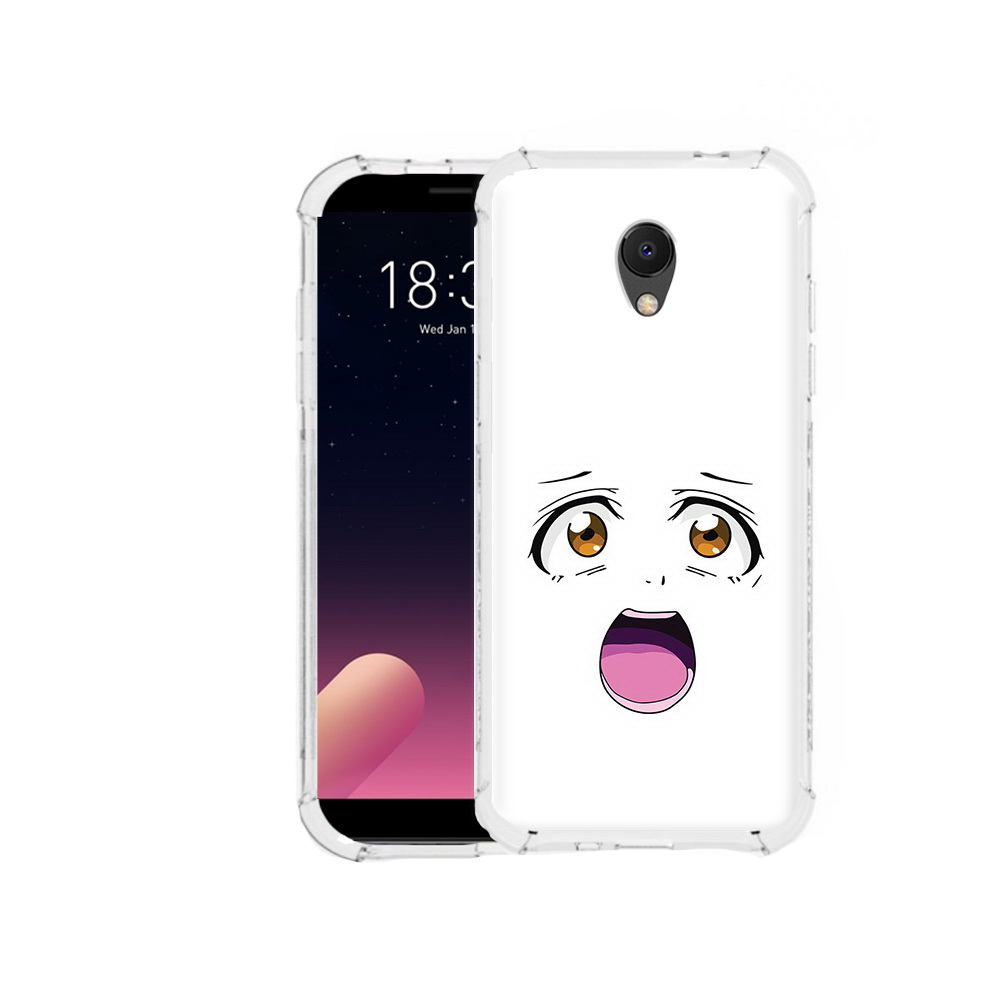 

Чехол MyPads Tocco для Meizu M6S аниме лицо, Прозрачный, Tocco