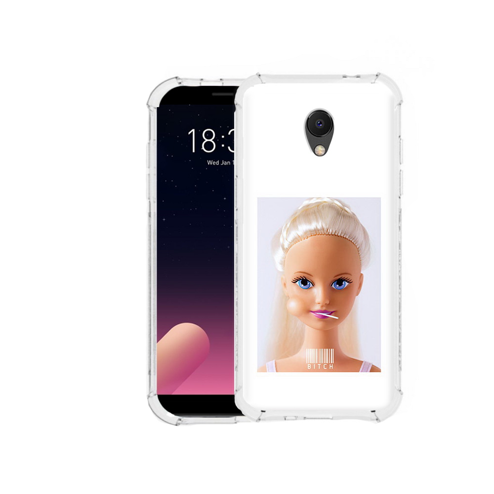 

Чехол MyPads Tocco для Meizu M6S барби, Прозрачный, Tocco