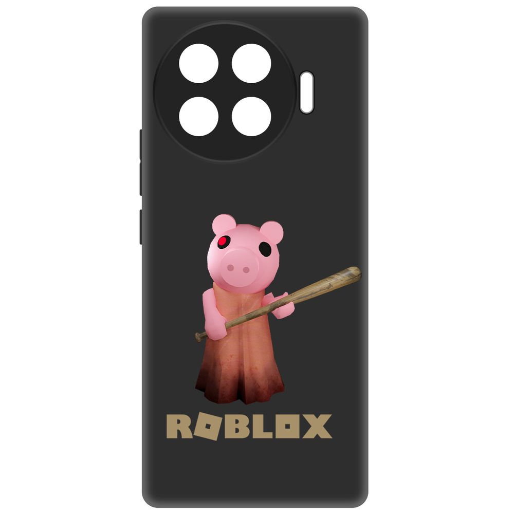 

Чехол-накладка Krutoff Soft Case Roblox-Пигги для TECNO Spark 20 Pro+ черный