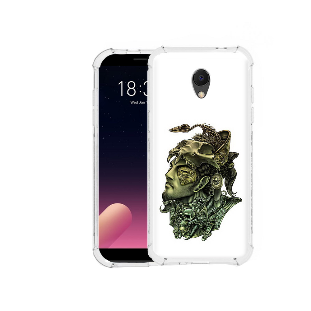 

Чехол MyPads Tocco для Meizu M6S бронзовый воин, Прозрачный, Tocco
