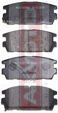 

Тормозные колодки Akyoto задние дисковые AKD0098