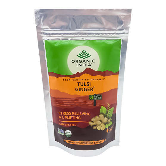 Чай травяной Organic India Tulsi ginger 100 гр