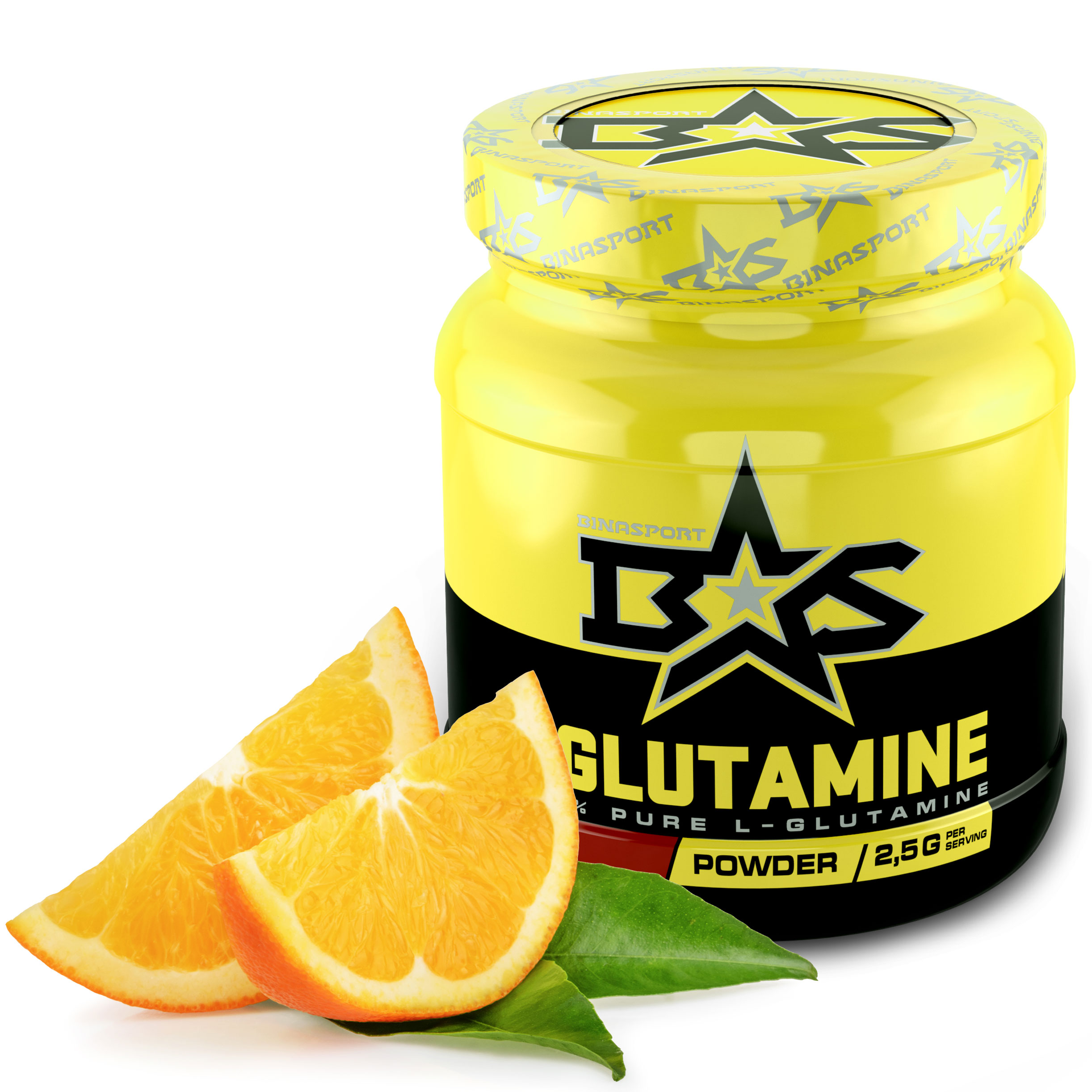 L-Glutamine Binasport, 800 г, orange