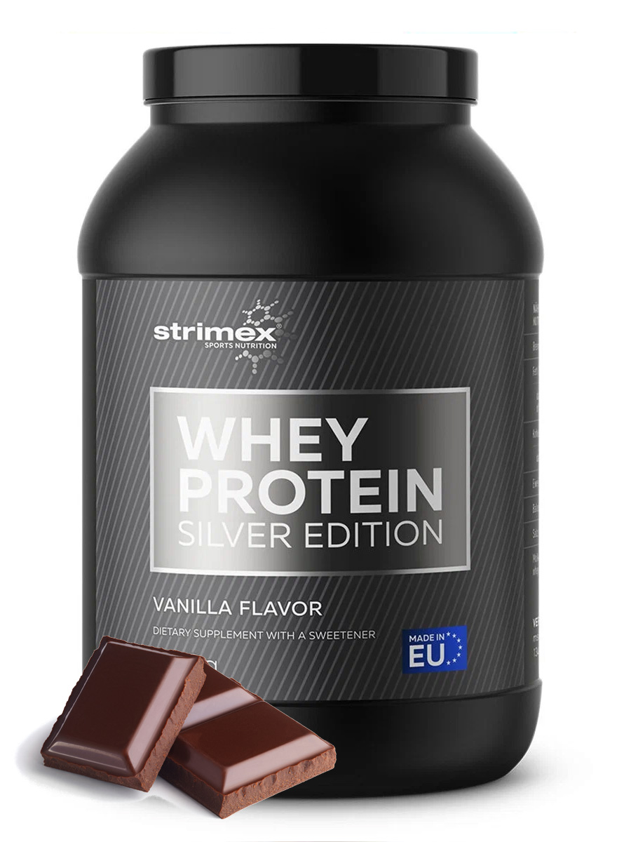 Whey Protein Silver Edition Strimex 900 гр. Шоколад