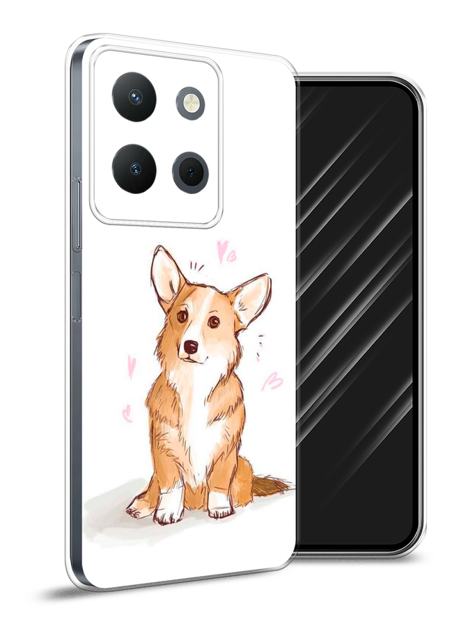 

Чехол Awog на Vivo Y36 4G "Корги любовь", Бежевый;белый, 269250-1