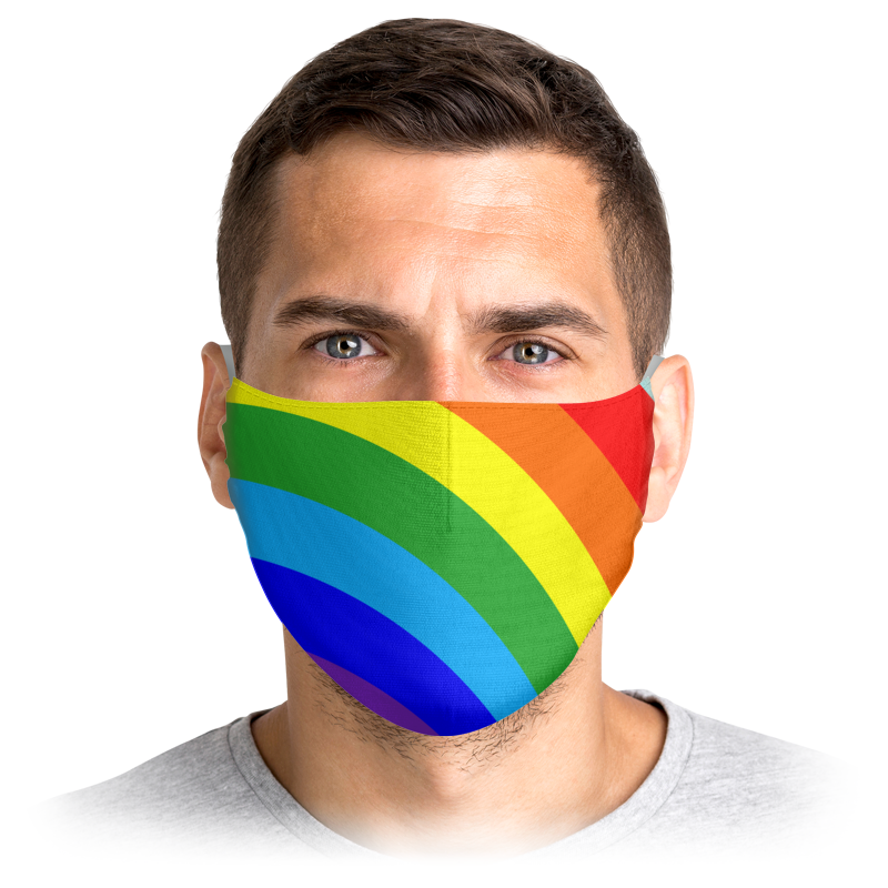 

Многоразовая маска Printio Stop virus! разноцветная S, Stop virus!