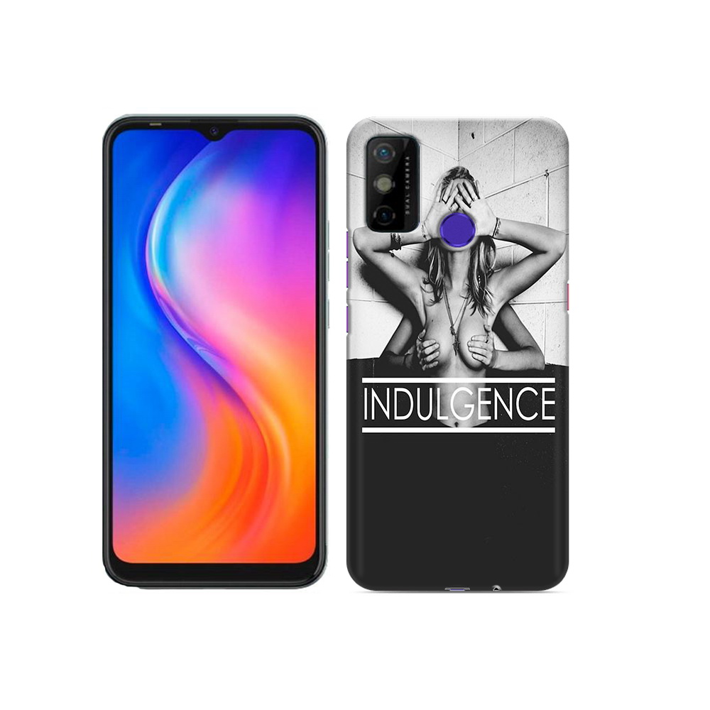 

Чехол MyPads Tocco для Tecno Spark 6 GO Страсть, Прозрачный, Tocco